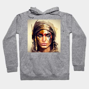 Powerful Egyptian Warrior Woman #4 Hoodie